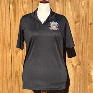 BNSF Railway Technology Service Logo Sportex Safety Black Polo Shirt Women’s Med